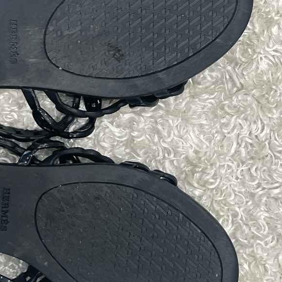 HERMÈS Chaine d'Ancre PVC Slides Sandals - Picture 6 of 12